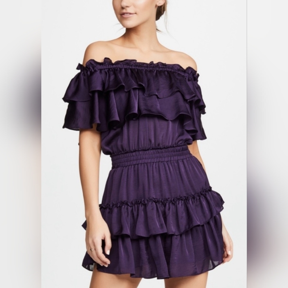 Misa Tiered Ruffle Mini Dress